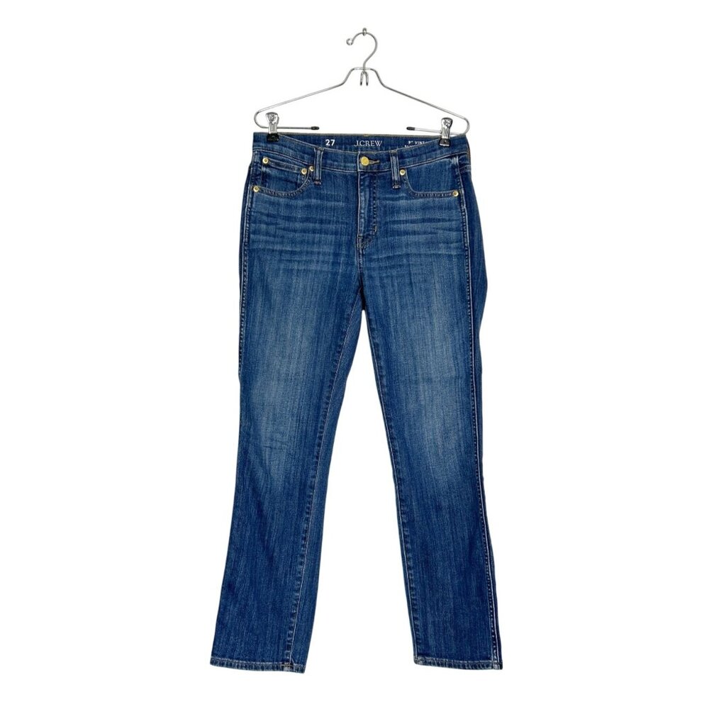 J.Crew Women's 9" Vintage Slim-Straight Jean in Amara Rinse - Sz 27